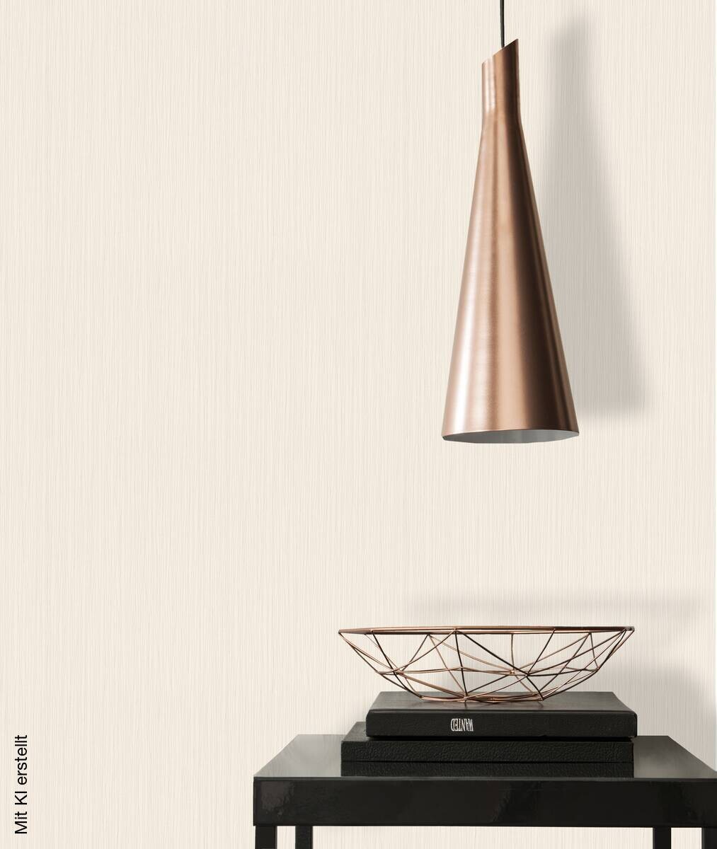 A.S.Creation Vliestapete Attractive Uni beige B/L: ca. 53x1005 cm