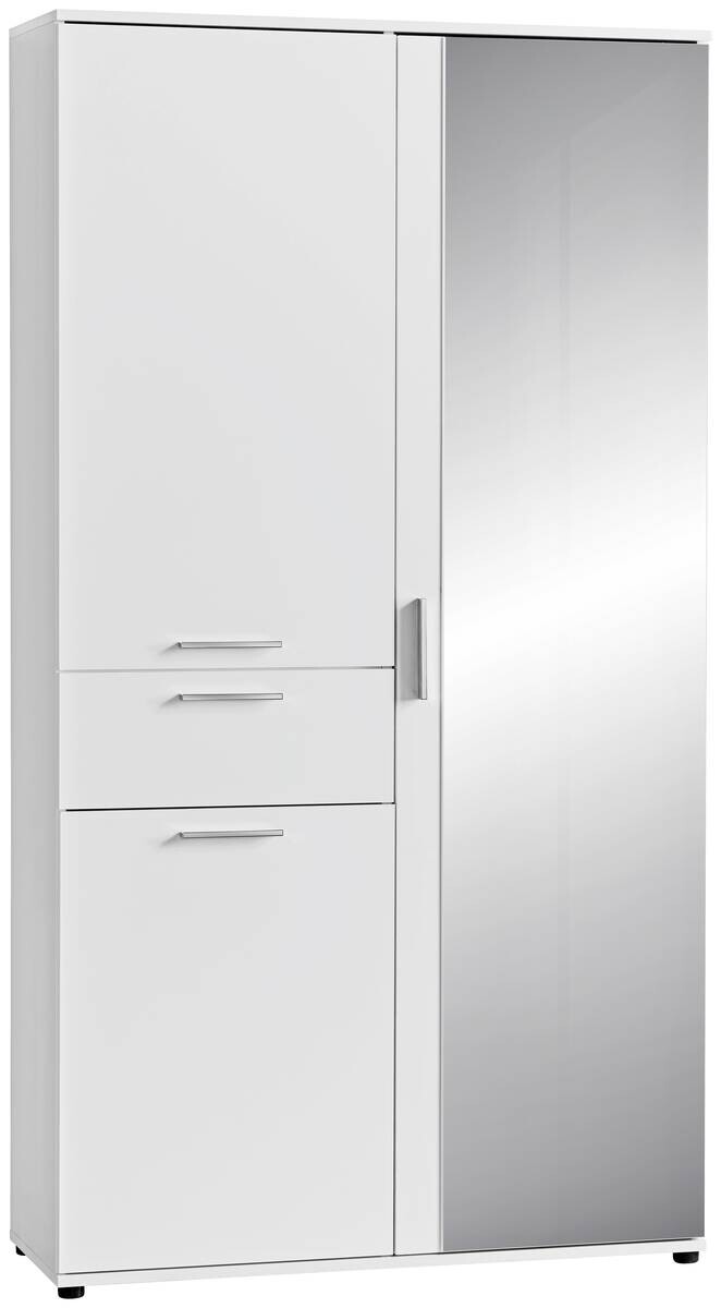 Mehrzweckschrank Kreta 9 weiß B/H/T: ca. 99x184x35 cm