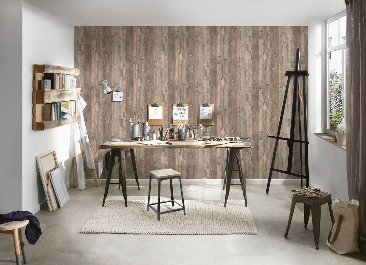A.S.Creation Vliestapete braun beige B/H/D: ca. 53x1005x9 cm