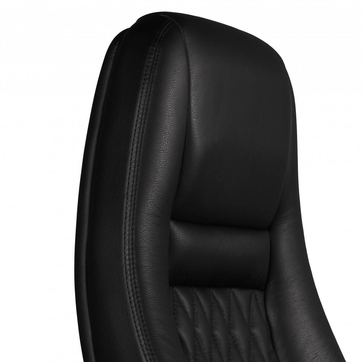 Drehstuhl schwarz Leder