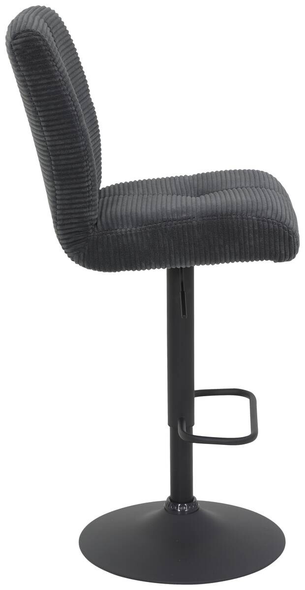 Barhocker Leni I, 2er-Set anthrazit B/H/T: ca. 44x124x57 cm