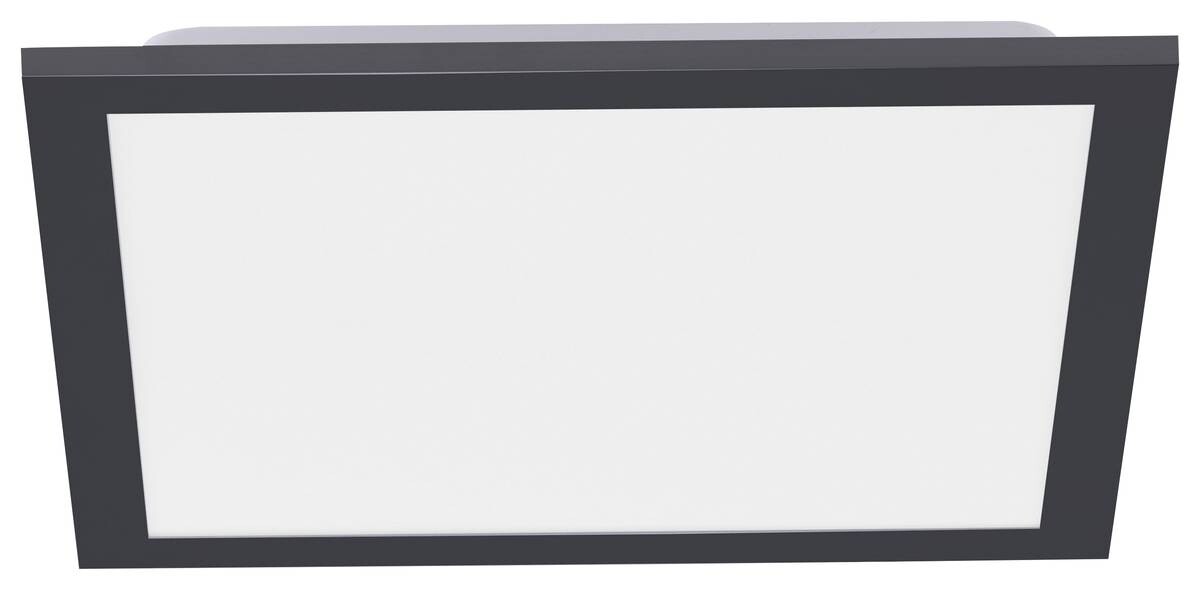Just Light LED-Deckenpanel FLAT 14754-18 weiß schwarz Metall Kunststoff B/H/T: ca. 29,5x6,5x29,5 cm 1 Brennstellen