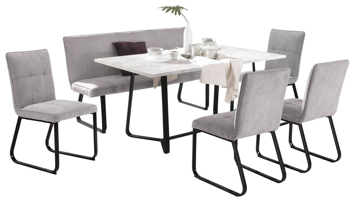 Bank TALEA hellgrau B/H/T: ca. 160x92x59 cm