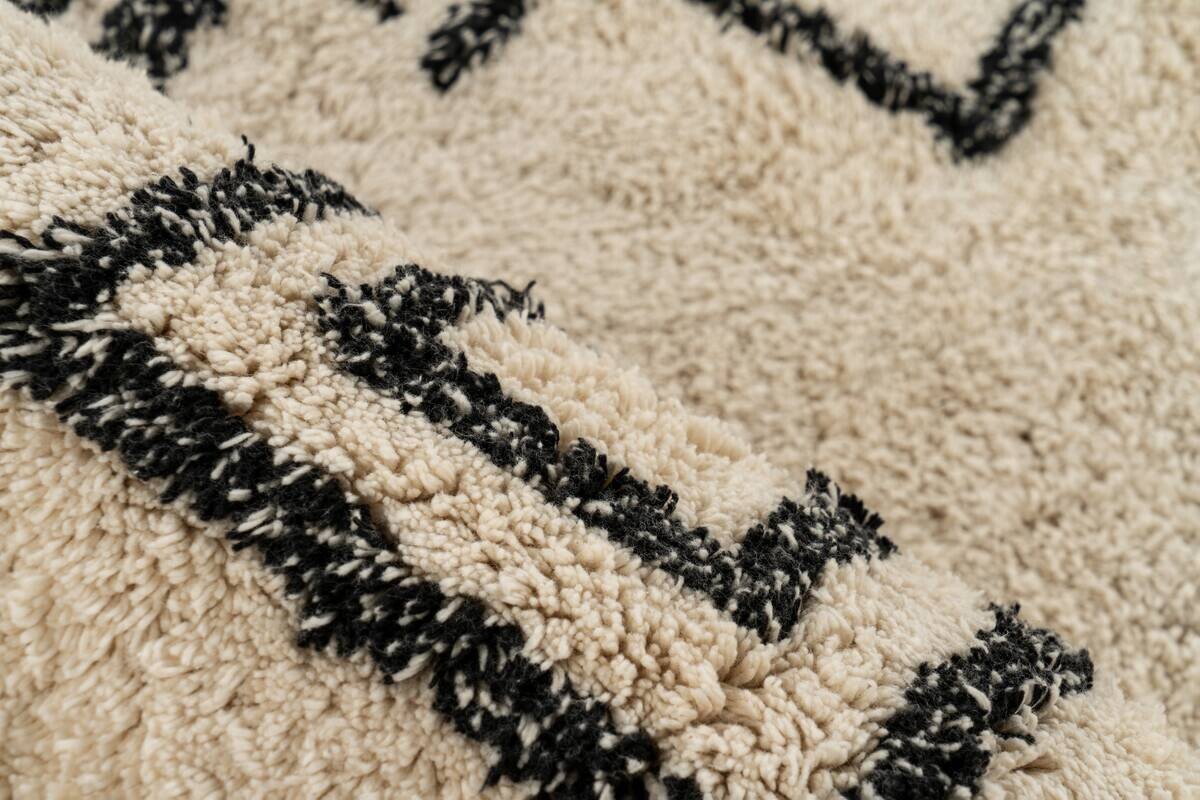360Living Teppich Mylen schwarz B/L: ca. 160x230 cm