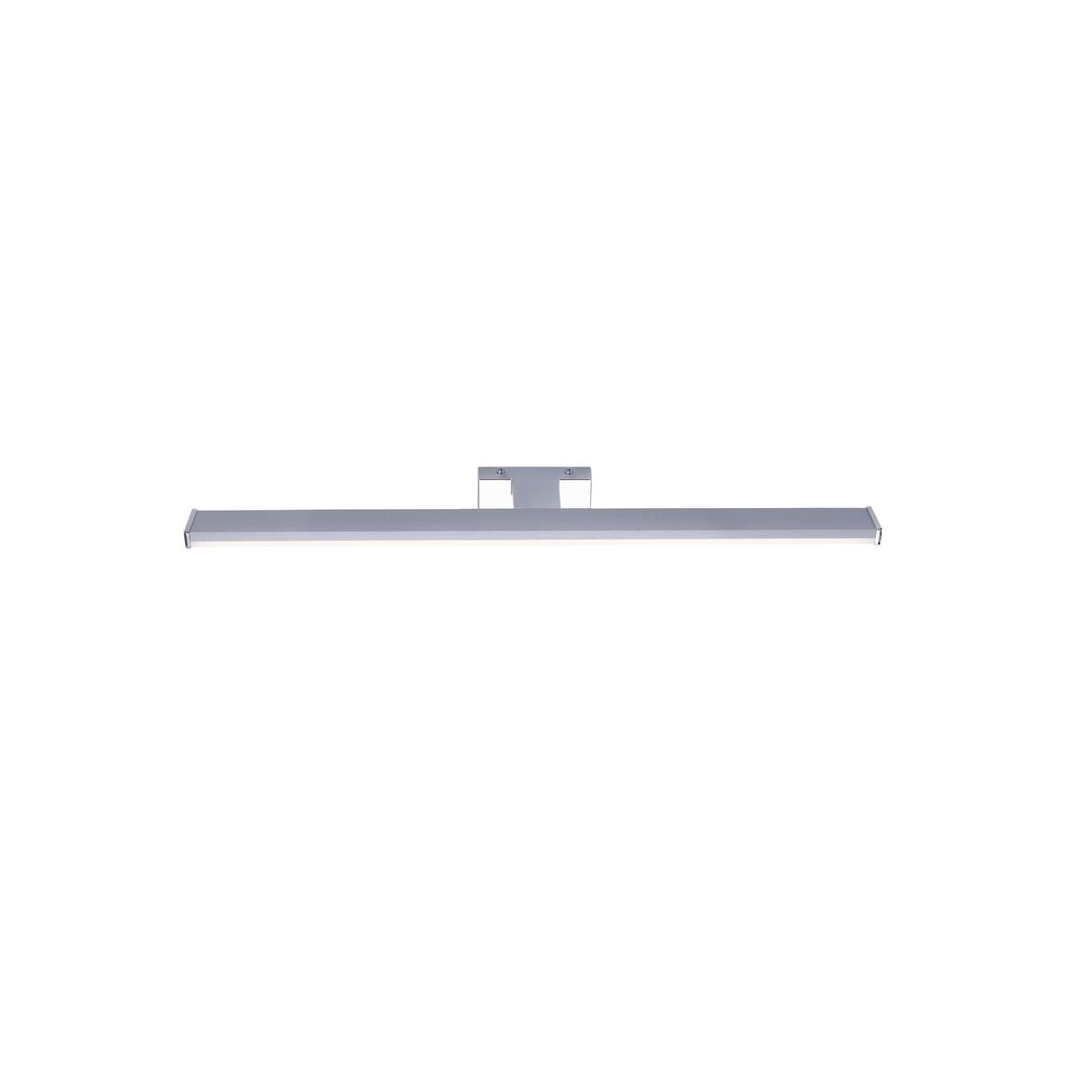 Just Light LED-Spiegelleuchte MATTIS 11133-17 weiß Chrom Kunststoff B/H/T: ca. 12,1x4,2x60 cm 1 Brennstellen