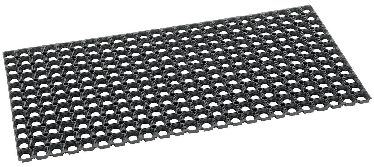 Fußmatte Gummiring schwarz B/L: ca. 60x80 cm