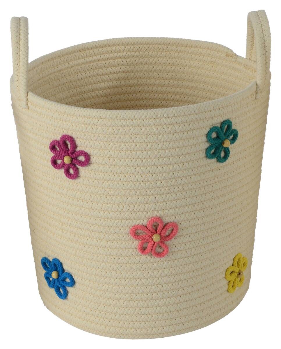 POCOline Korb creme Baumwolle H/D: ca. 31x31 cm
