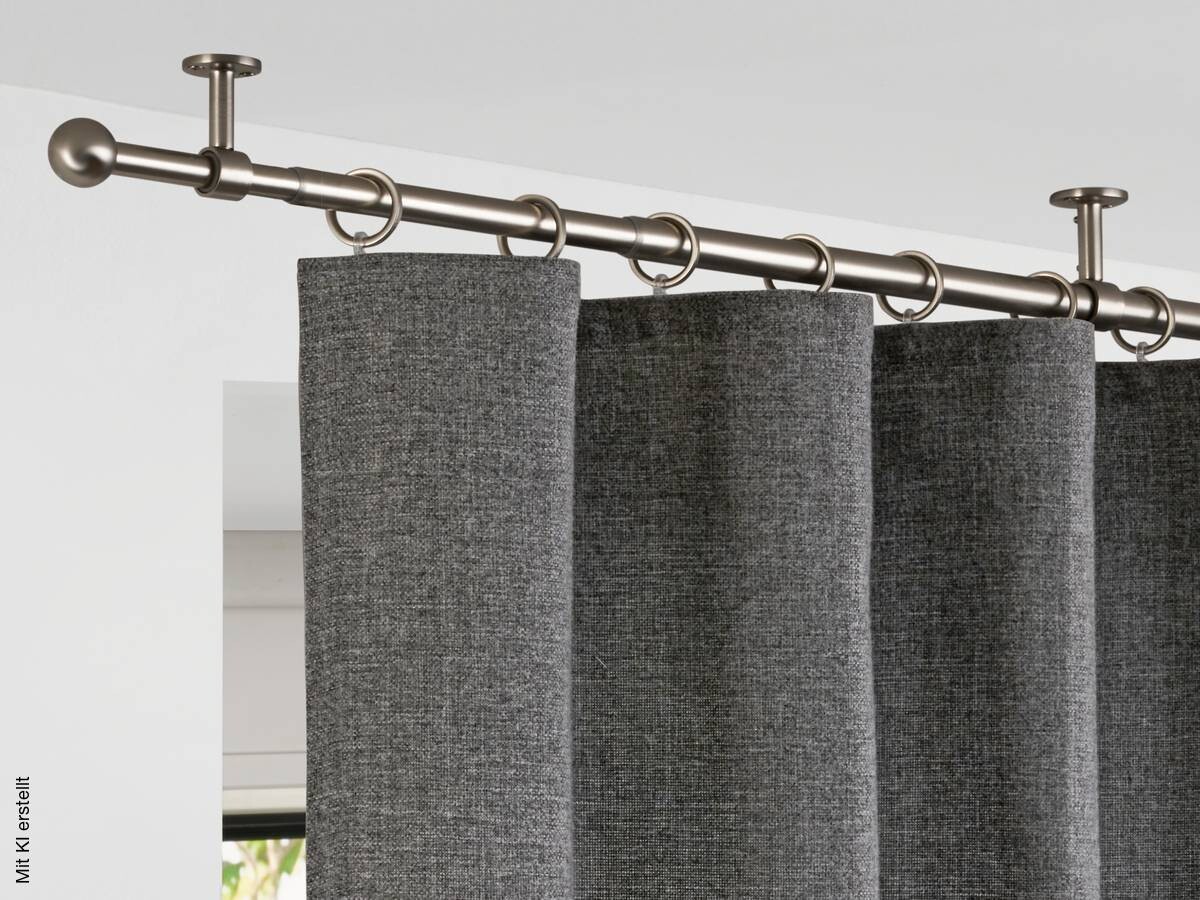 ondeco Stilgarnituren Edelstahloptik Metall ausziehbar von ca. 210 bis 400 cm 1 Läufe