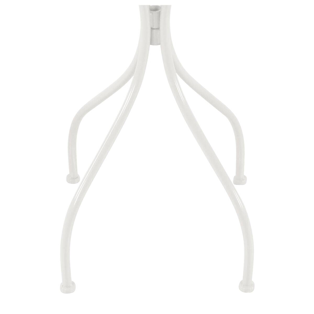 AXI Outdoor Living Bistroset Marilo weiß Metall B/H/L: ca. 60x92x60 cm