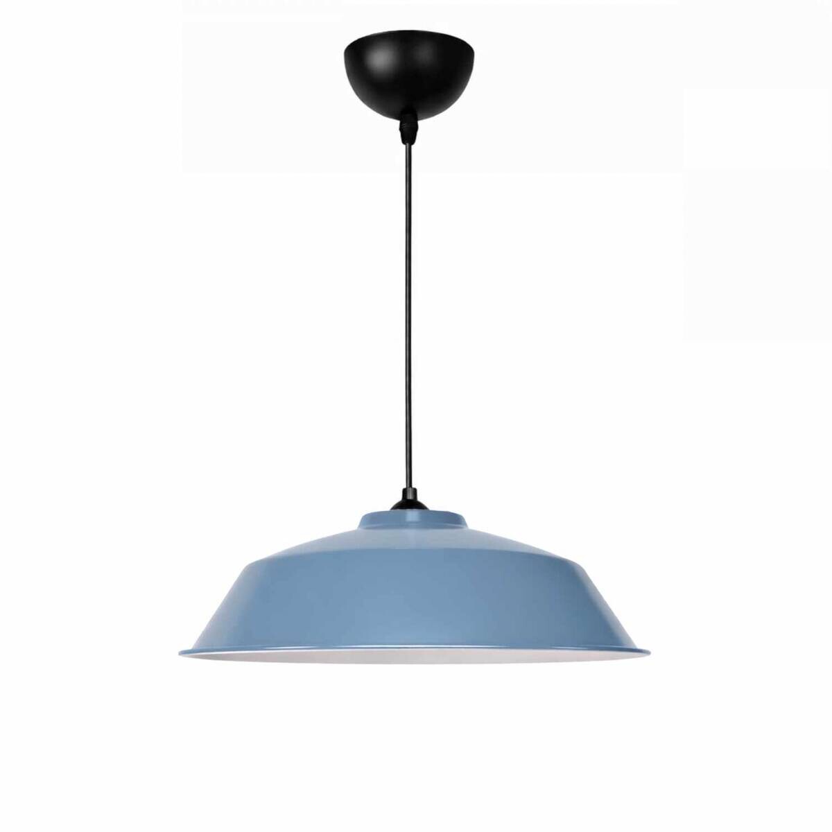 Opviq Pendelleuchte blau B/H/T: ca. 35,5x120x35,5 cm E27 1 Brennstellen