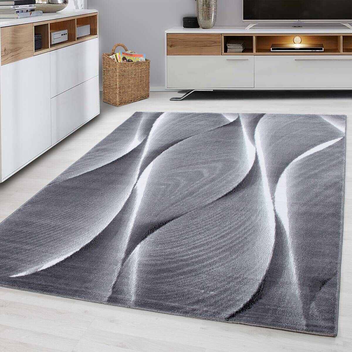 Ayyildiz Teppich PARMA schwarz B/L: ca. 200x290 cm