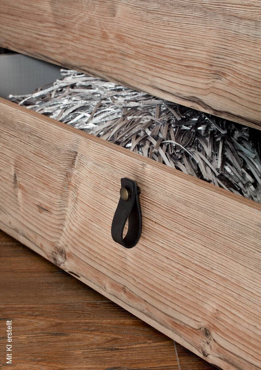 Bett Stockholm tanne Nachbildung Graphit B/H/T: ca. 189x96x210 cm