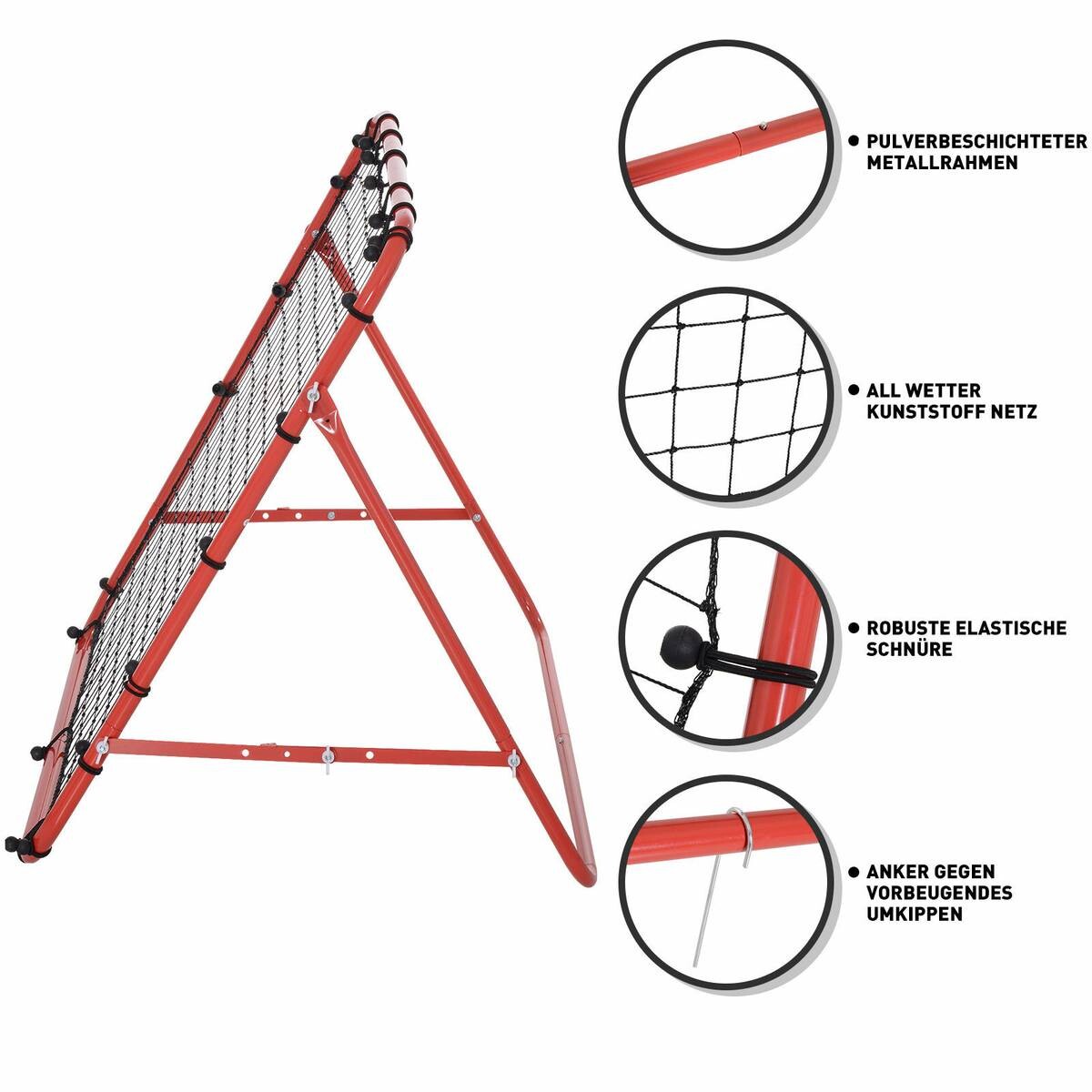 HOMCOM Netzrückprallwand Rebounder