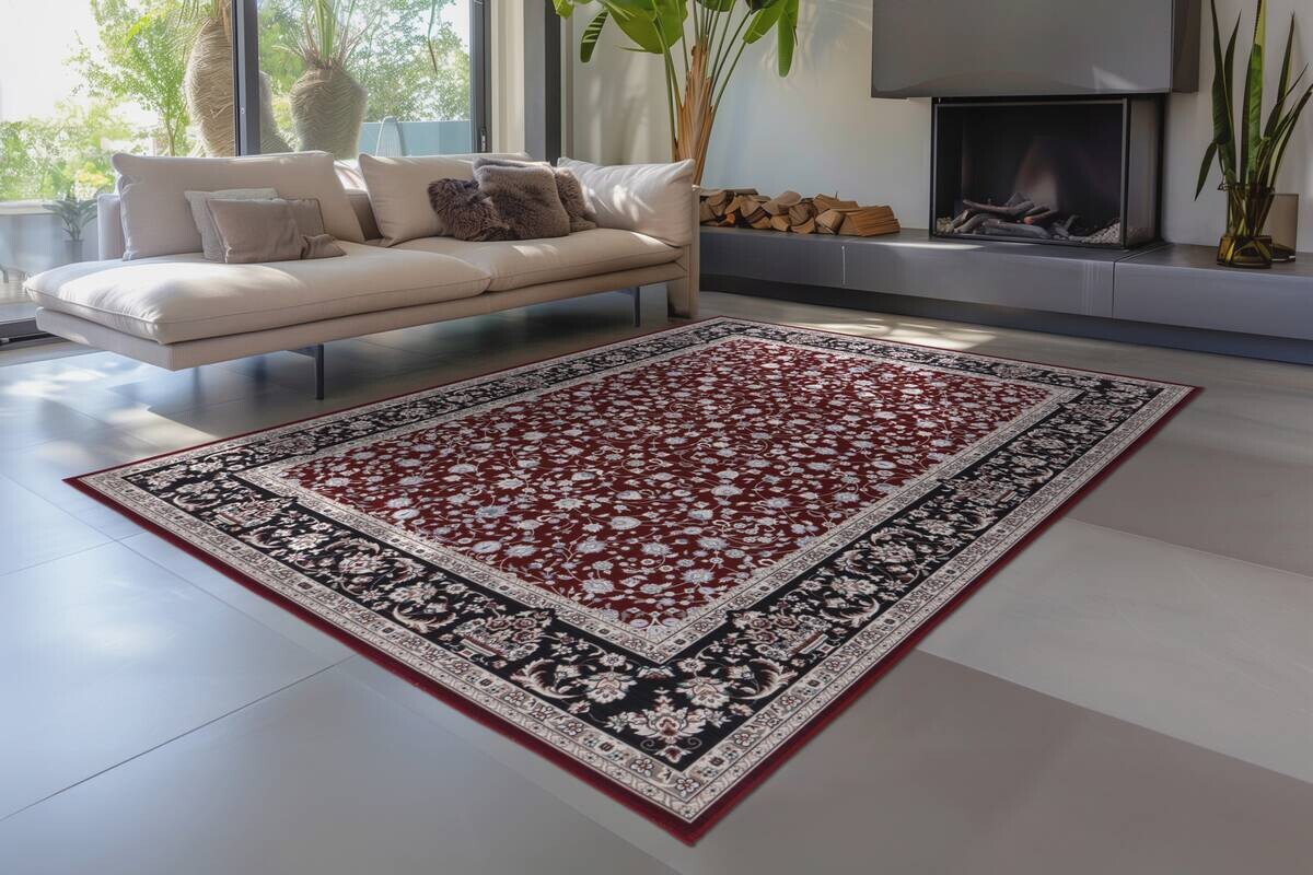 Kayoom Teppich Rocks 225 rot B/L: ca. 80x150 cm