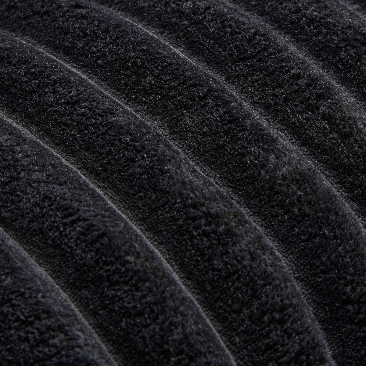 POCOline Dekokissen Luxus Flanell schwarz 100% Polyester B/L: ca. 70x50 cm