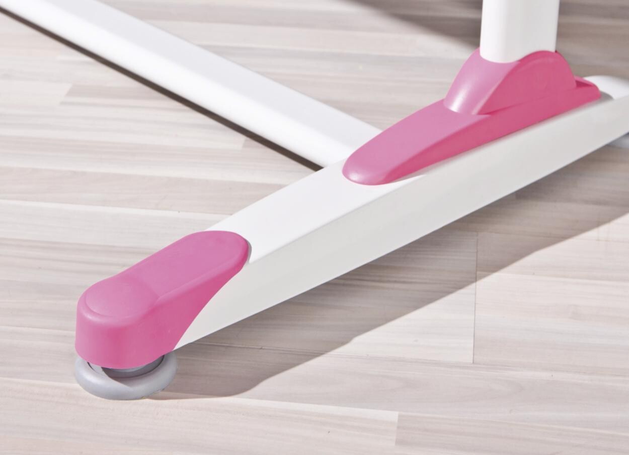 Schreibtisch 2Colorido weiß pink grün B/H/L: ca. 70,5x69,5x101 cm