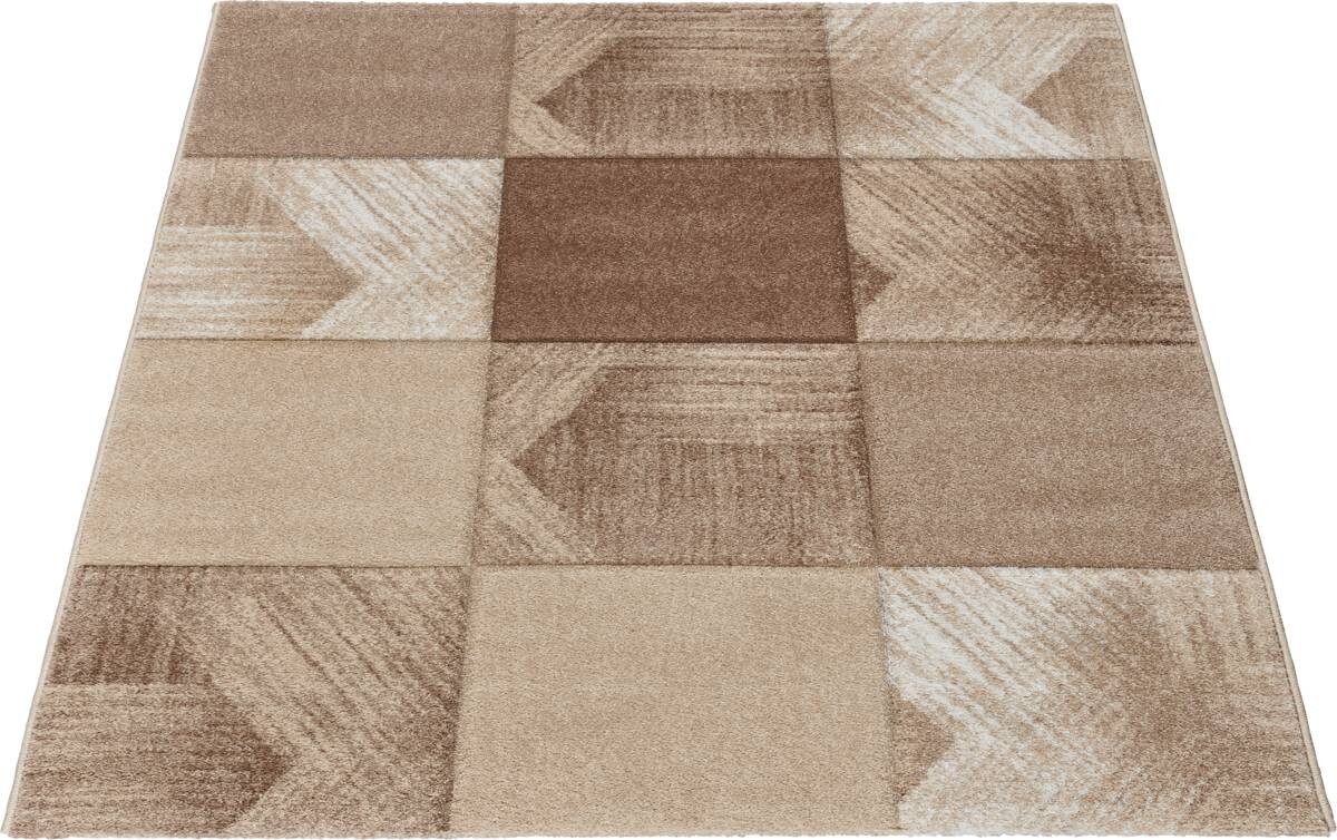 Webteppich Malta braun B/L: ca. 80x150 cm