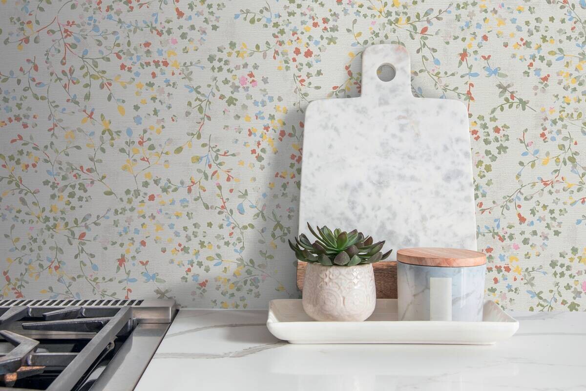 A.S.Creation Vliestapete grün creme B/H/D: ca. 53x1005x8,1 cm