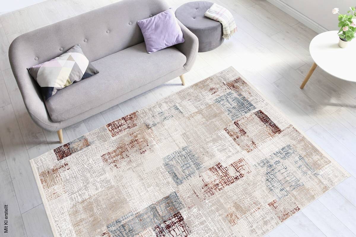360Living Teppich Akropolis grau B/L: ca. 200x300 cm