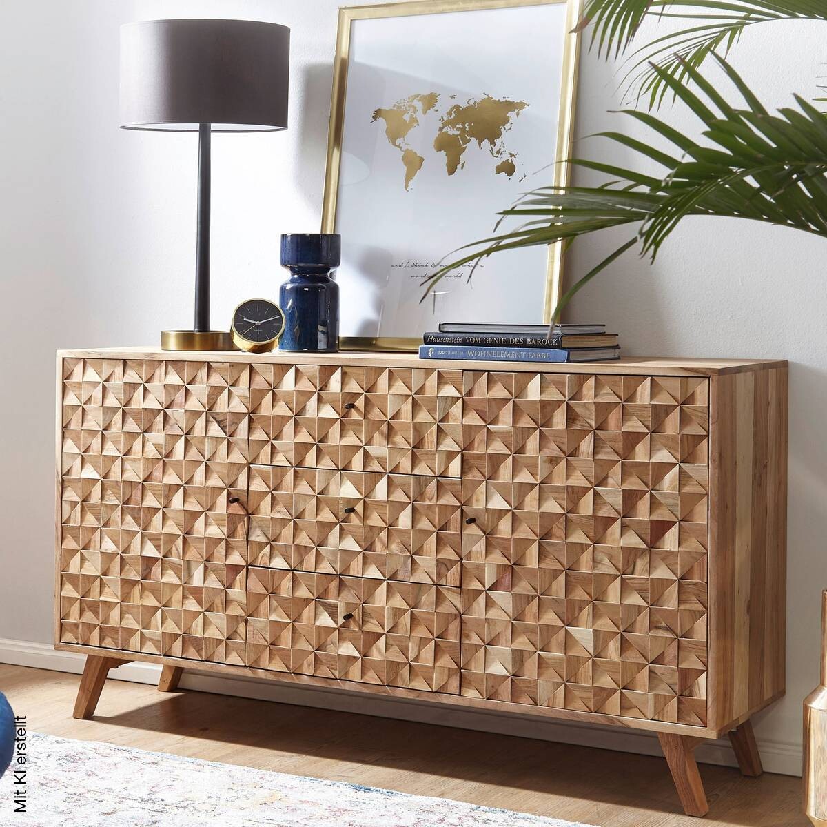 Sideboard natur B/H/T: ca. 140x78,5x40 cm