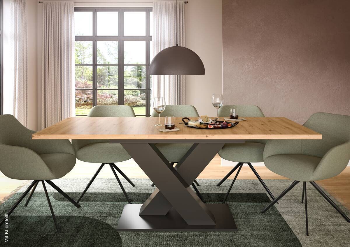 Esstisch Motion Artisan Nachbildung B/H/T: ca. 150x76x80 cm