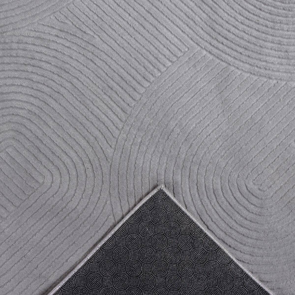 Dinarsu Teppich Stilo grau B/L: ca. 80x150 cm