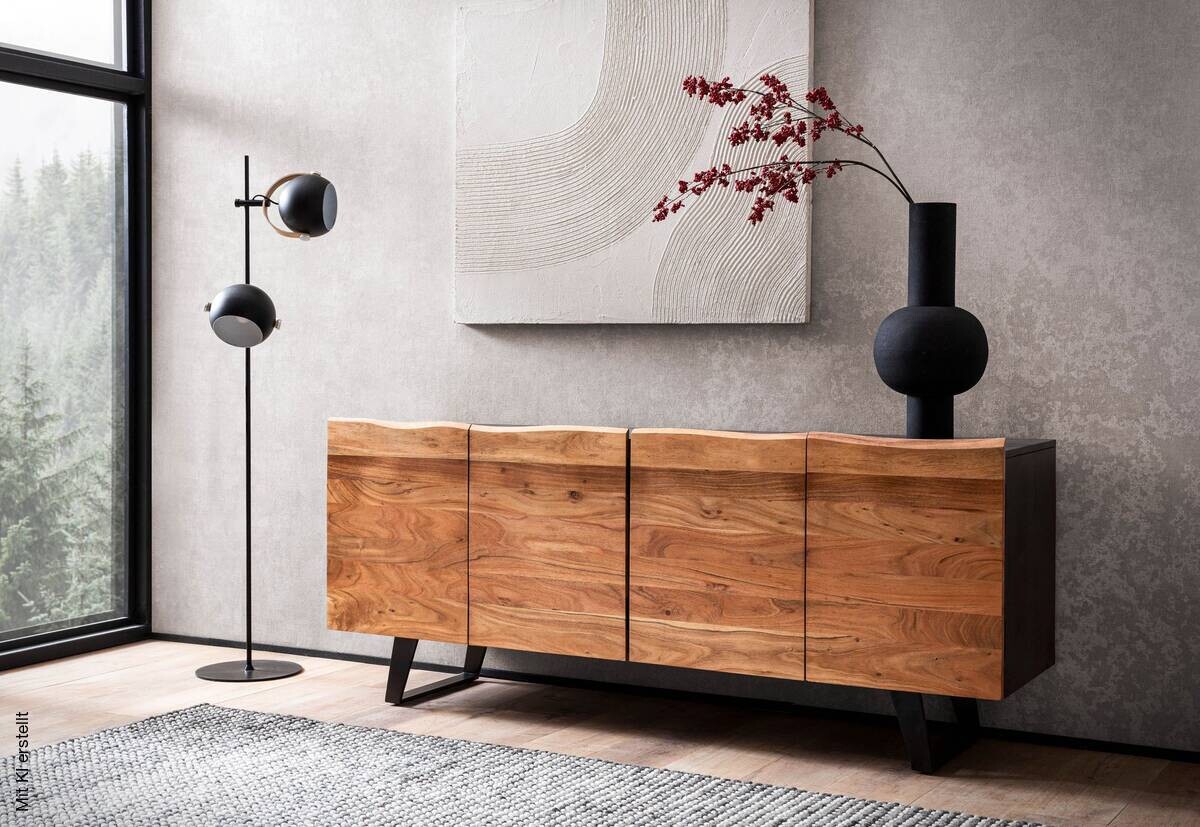 Sideboard braun B/H/T: ca. 180x75x45 cm