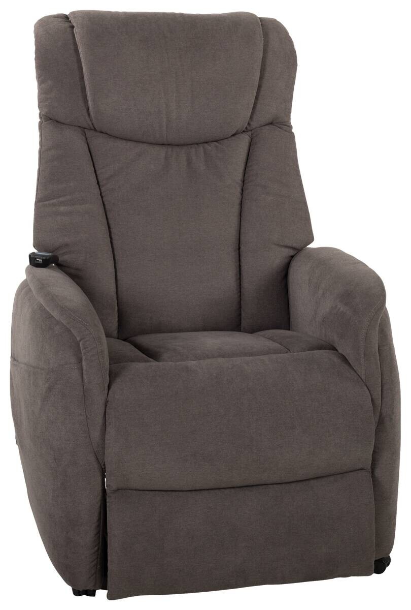 TV-Sessel Ronda graubraun Webstoff B/H/T: ca. 79x116x85 cm