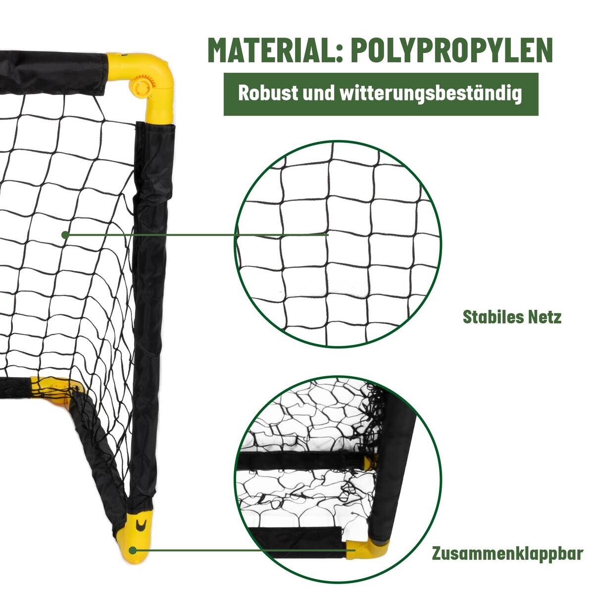 umbro Fußballtor schwarz B/H/L: ca. 60,5x61x90 cm