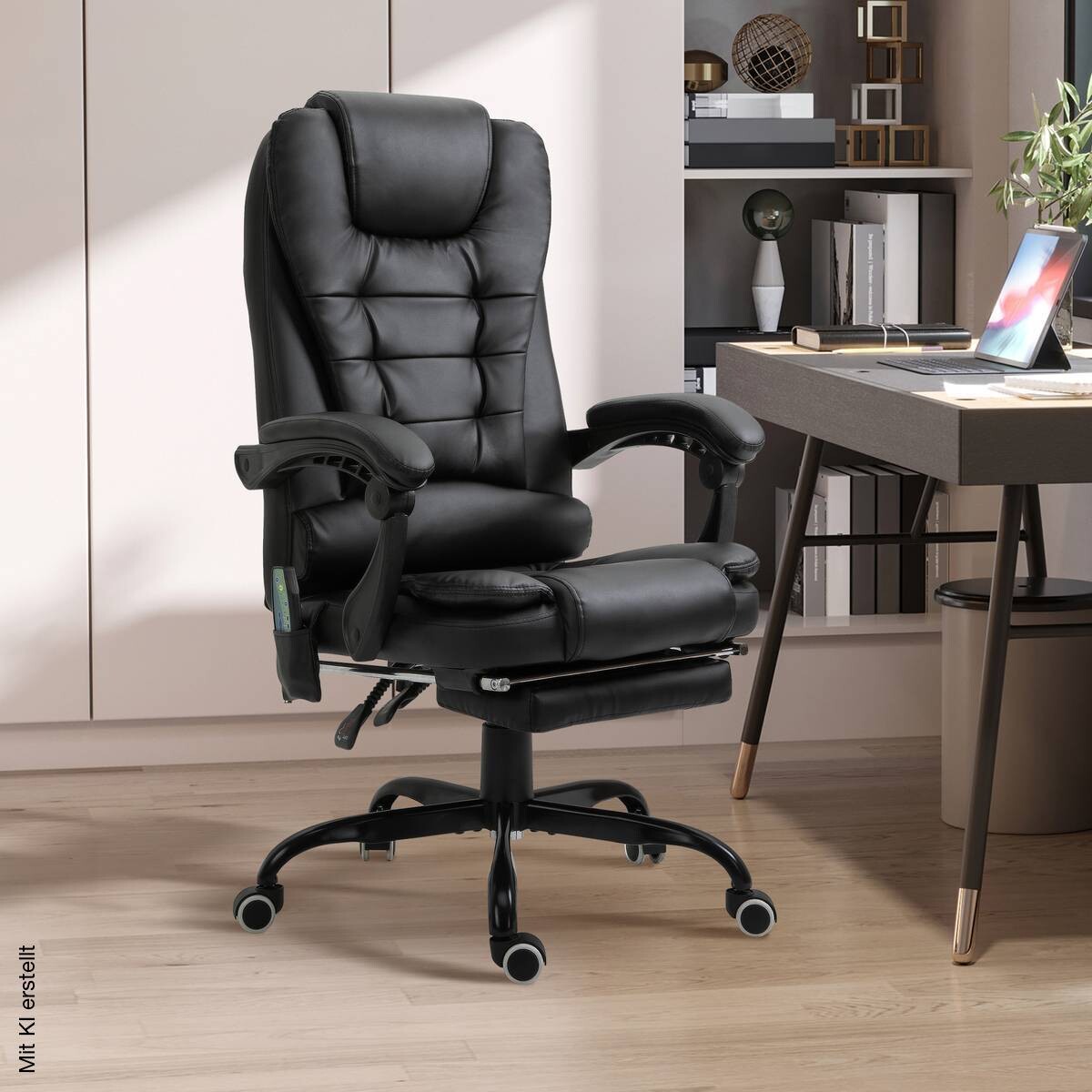 Chefsessel 921-342V91BK schwarz PVC Kunstleder Stahl