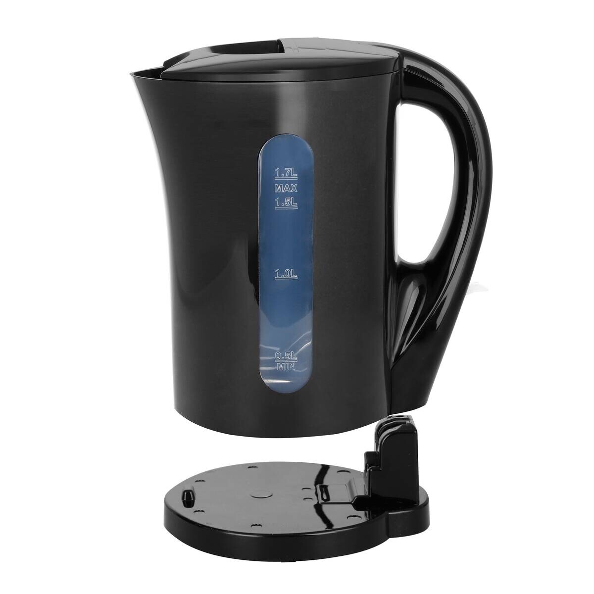 Emerio Wasserkocher WK-123483 schwarz Kunststoff H/D: ca. 21,6x17 cm ca. 1,7 l