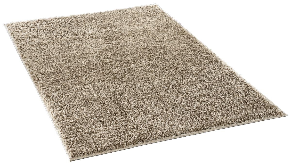 Hochflorteppich Smile taupe B/L: ca. 160x230 cm