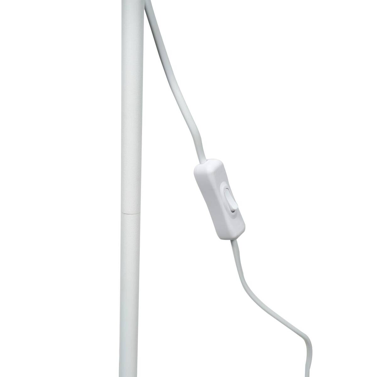 POCOline Stehlampe Zero weiß Metall Kunststoff H/D: ca. 143x28 cm E27 1 Brennstellen