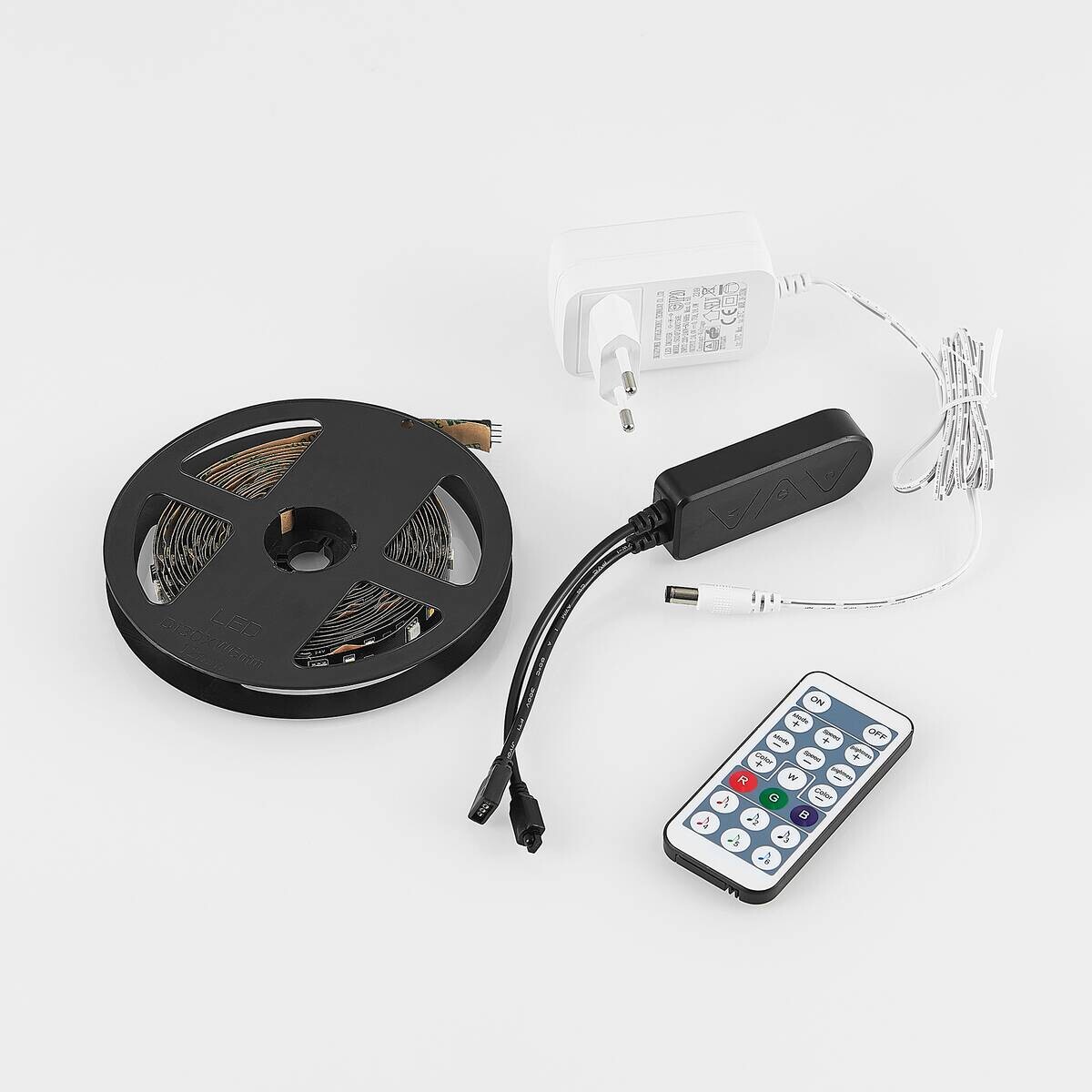 Lichtband Racer schwarz Kunststoff B/L: ca. 1x500 cm