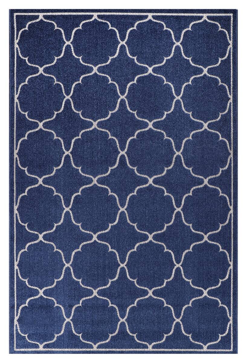 Sanat Outdoorteppich BERLIN blau B/L: ca. 120x170 cm