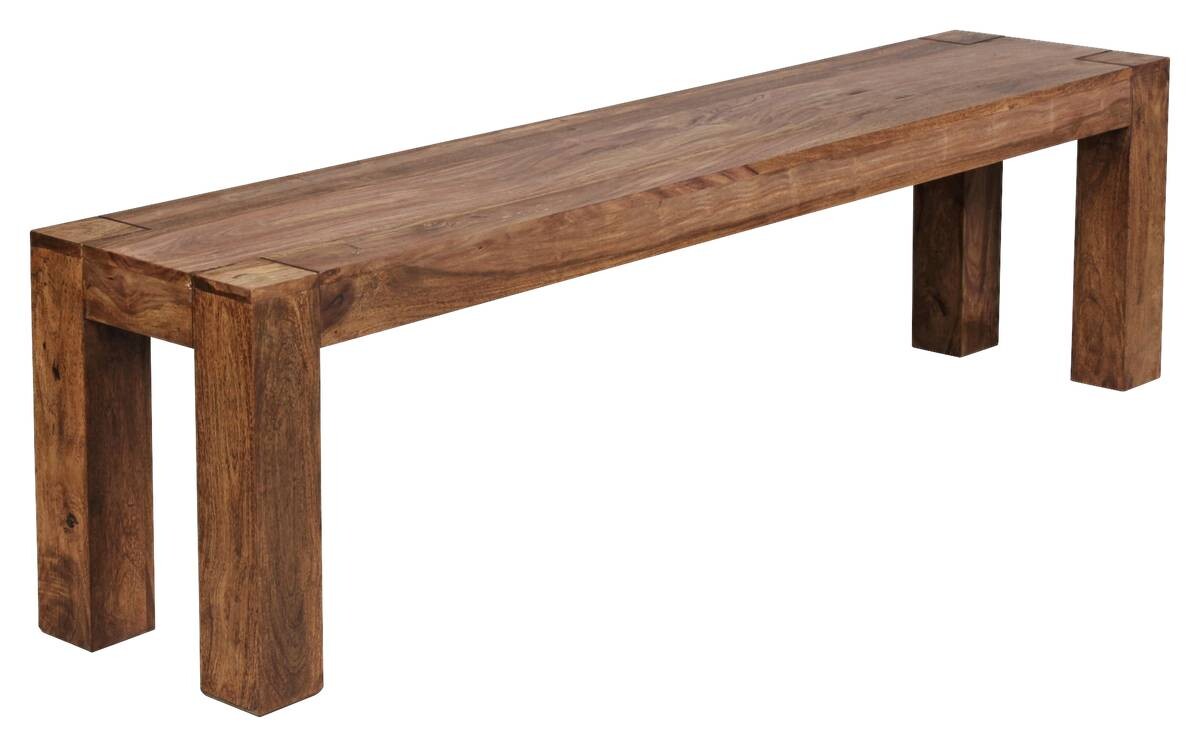 Wohnling Sitzbank natur Echtholz B/H/T: ca. 160x45x35 cm