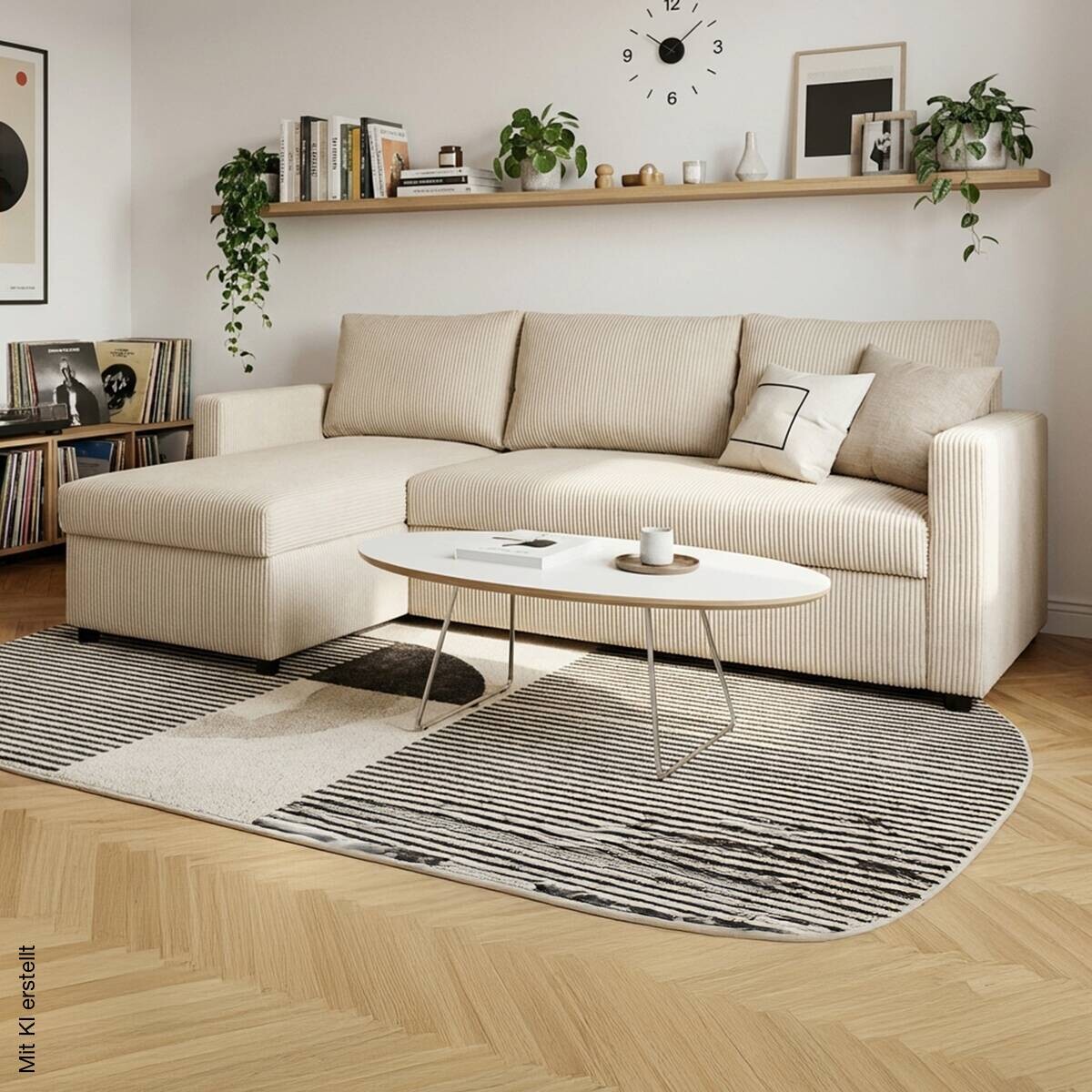 Ecksofa mit Bettfunktion und Bettkasten pearl Microfaser B/H/T: ca. 215x145x82 cm