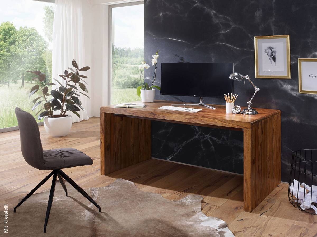 Schreibtisch natur B/H/T: ca. 140x76x80 cm
