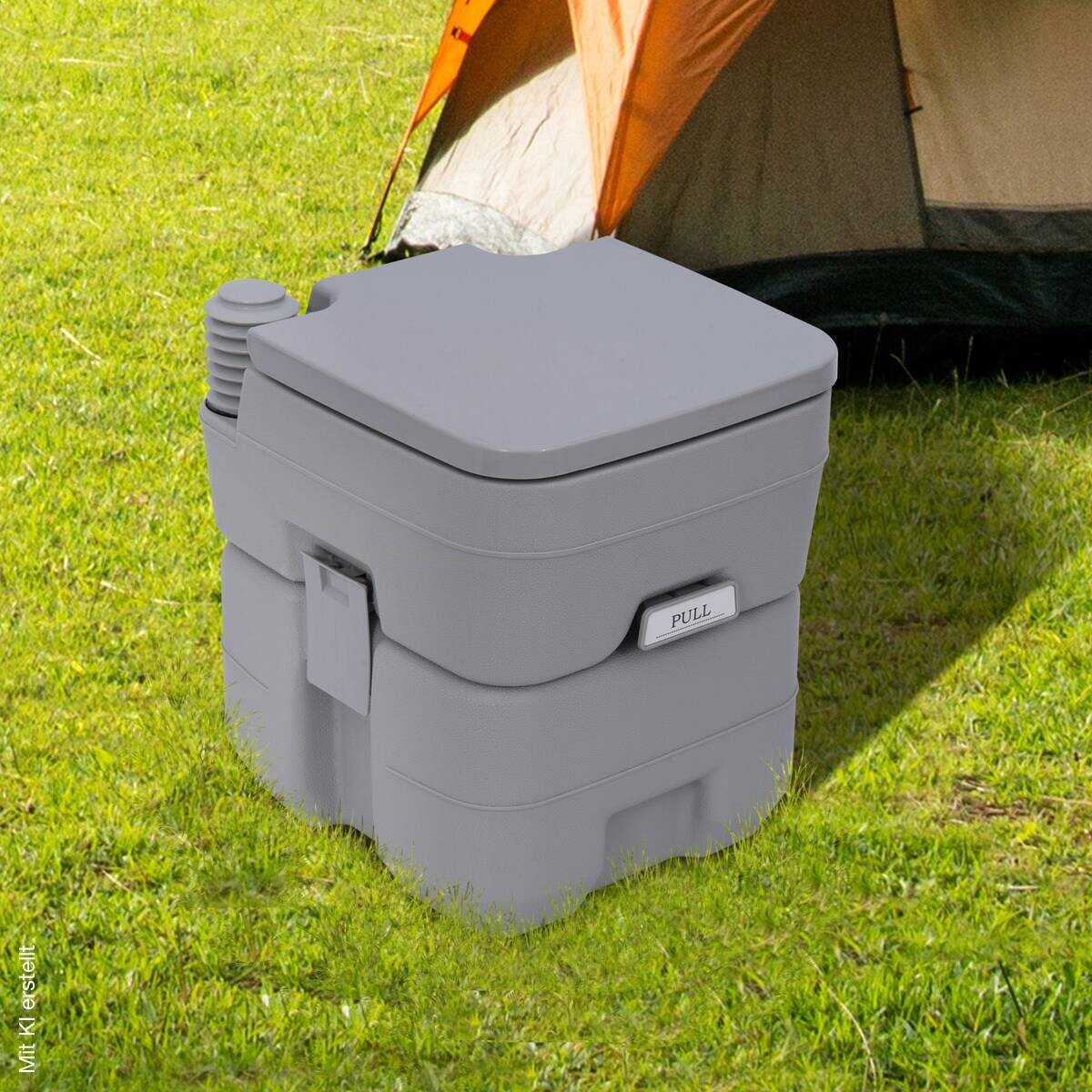 Outsunny Campingtoilette B/H/L: ca. 41x42,5x35,5 cm