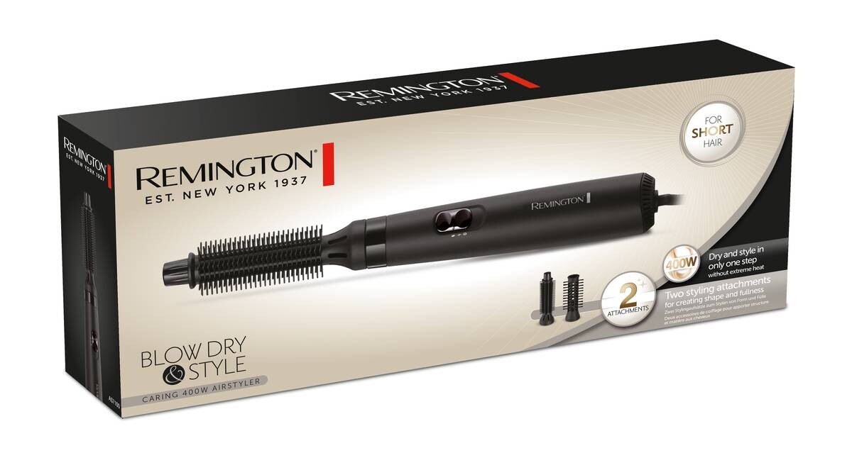 REMINGTON Warmluftlockenstab AS7100 schwarz B/H/T: ca. 35x4,5x4,5 cm