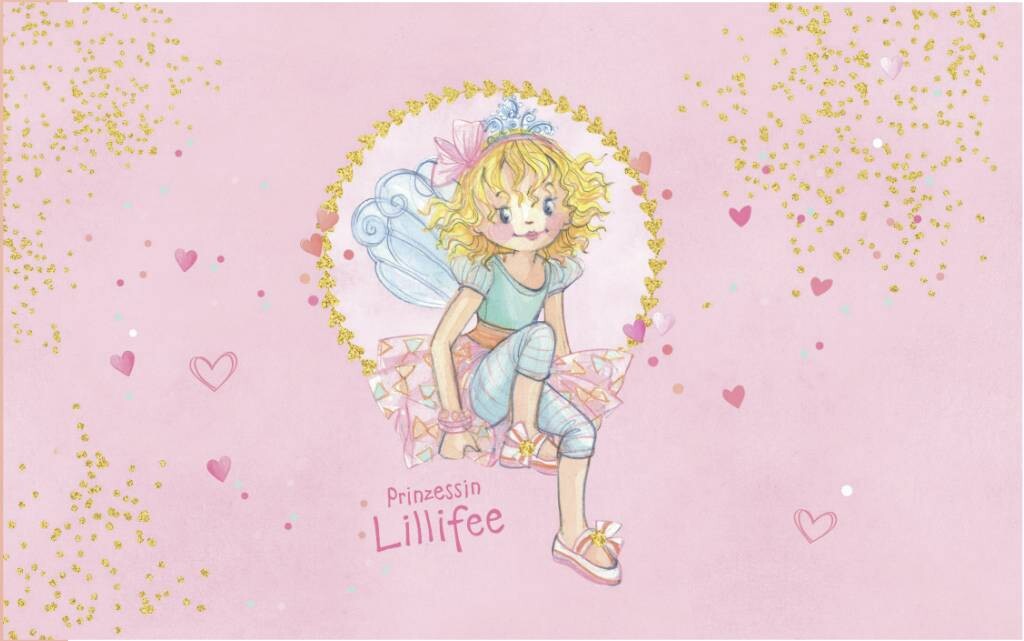 Prinzessin Lillifee Kinderteppich rosa B/L: ca. 100x160 cm