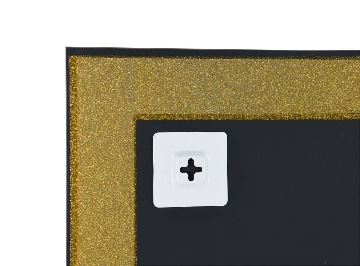 Digitaldruckspiegel Alina gold glitzernd B/H: ca. 50x140 cm