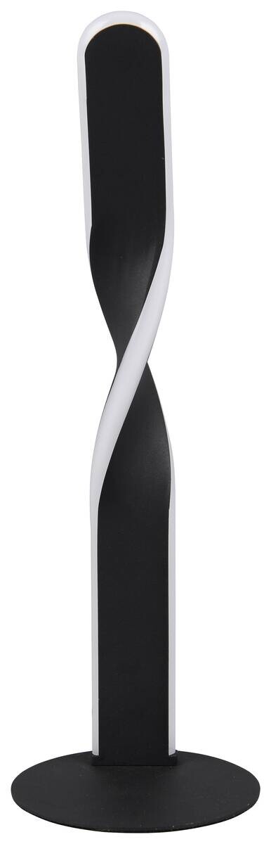 Reality LED Tischleuchte Ginko mattschwarz Metall H: ca. 40,5 cm 1 Brennstellen