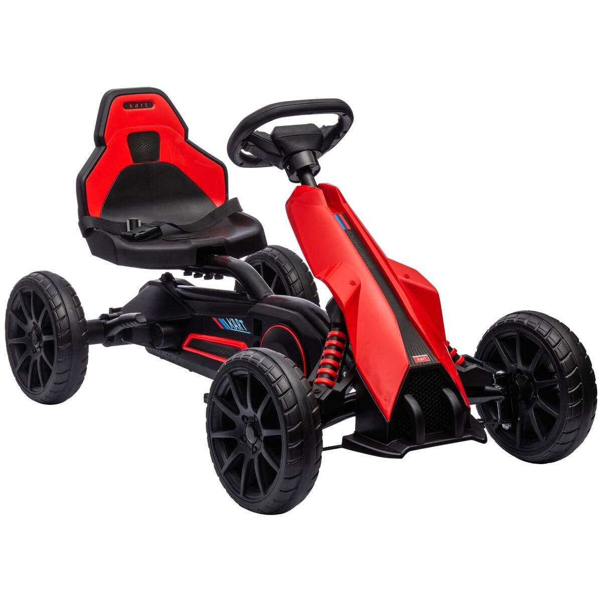 HOMCOM Go Kart rot B/H/L: ca. 58x58,5x100 cm