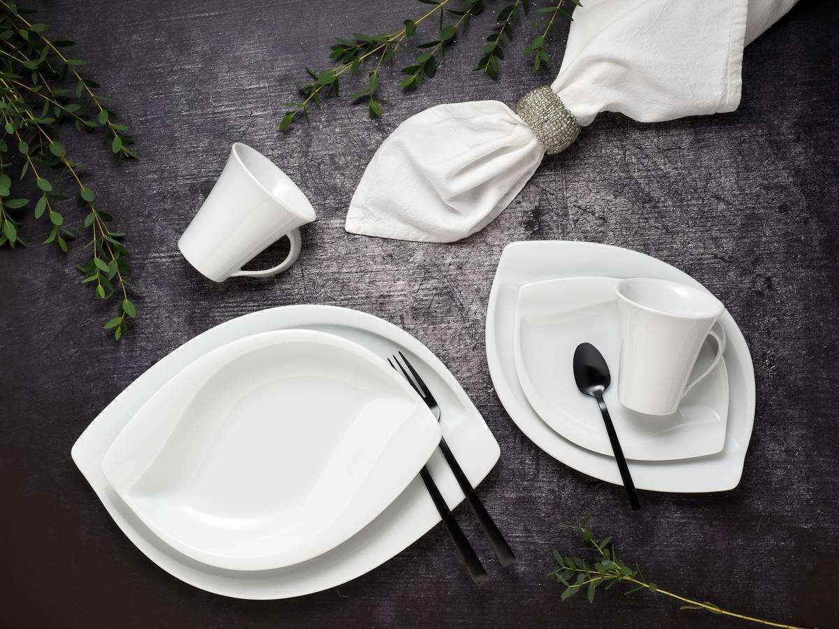 CreaTable Kombiservice ACACIA weiß Porzellan 30 tlg.