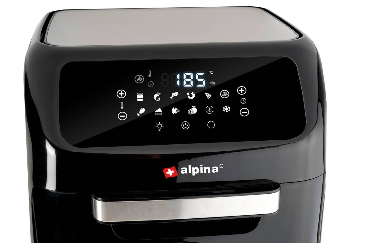 alpina Heißluftfritteuse 871125219568 schwarz Kunststoff ca. 2 l