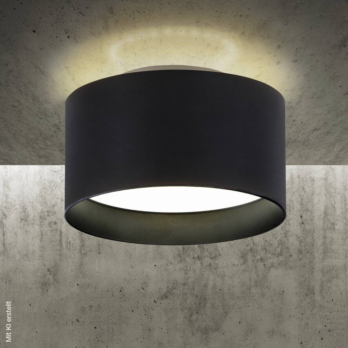 Näve Leuchten Spotleuchte 4119322 schwarz Kunststoff Metall B/H/T: ca. 14x9x14 cm 2 Brennstellen