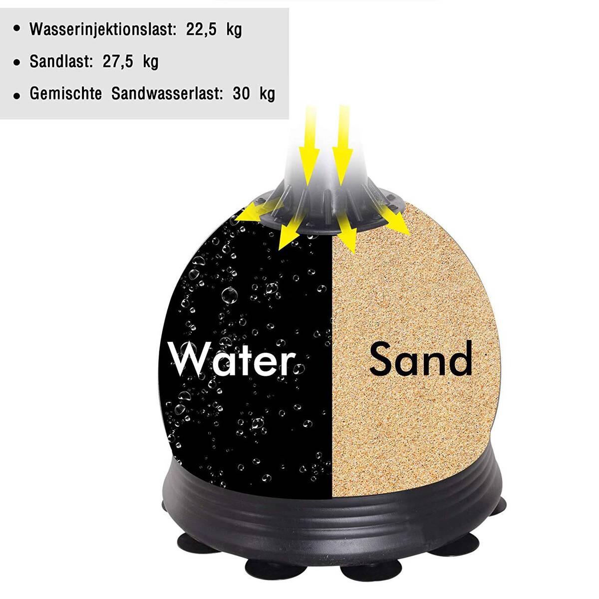 HOMCOM Standboxsack
