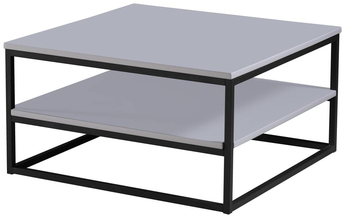 Couchtisch Tilda 2 grau lackiert B/H/T: ca. 75x40x75 cm