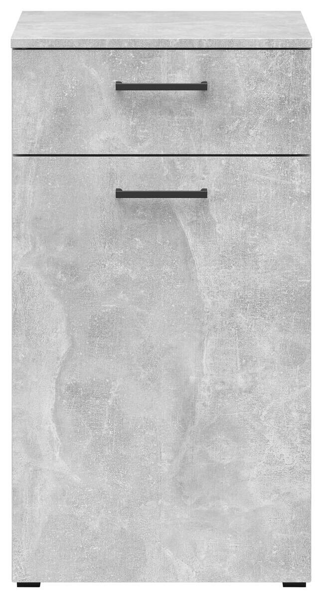 Kommode Multi-Stauraum Typ 13 Beton Optik B/H/T: ca. 45x83x40 cm